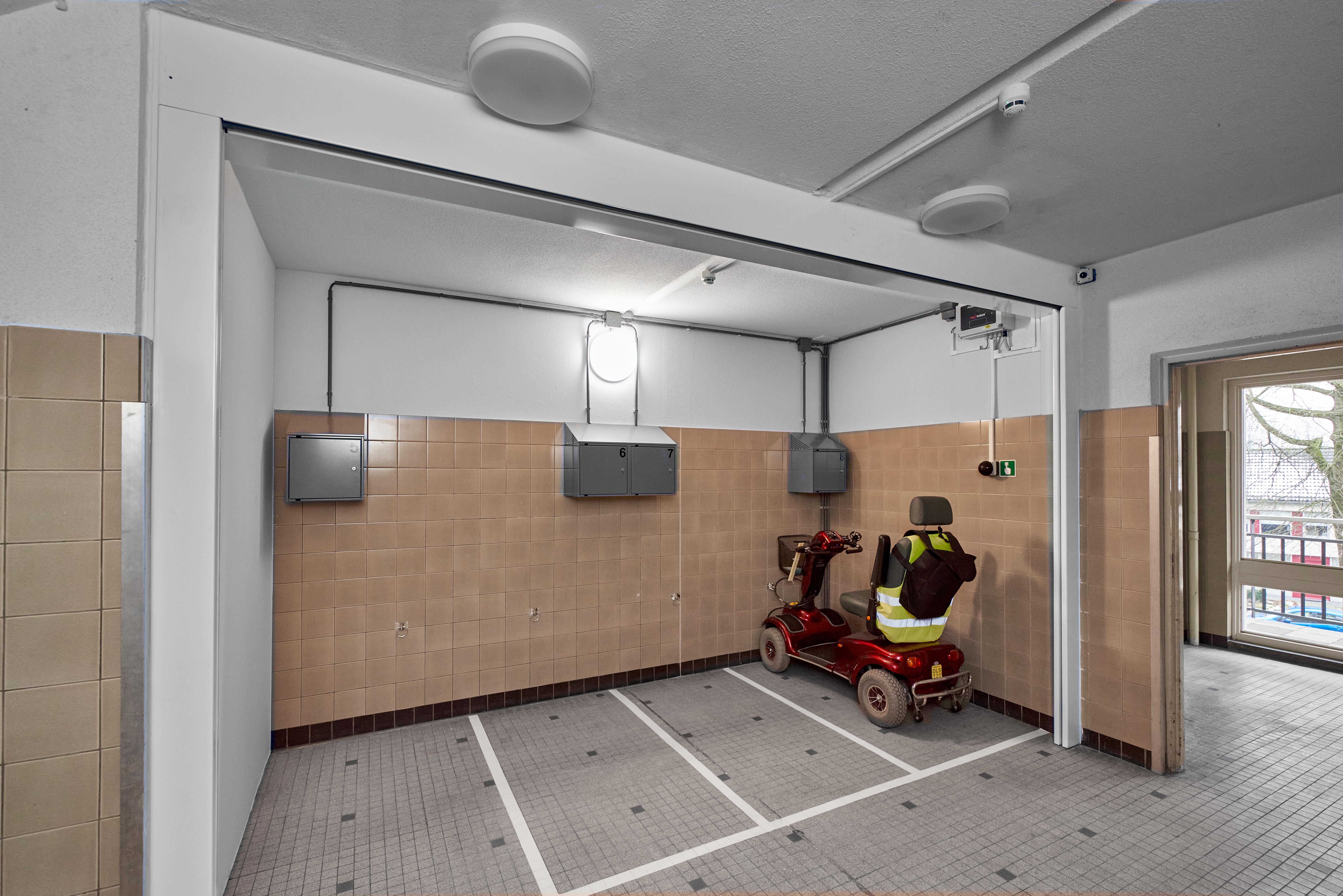 Brandveilige Scootmobiel Stalling 3