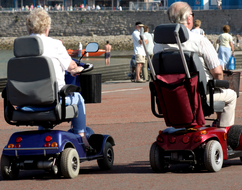 Brandveilige Stalling Van Scootmobielen